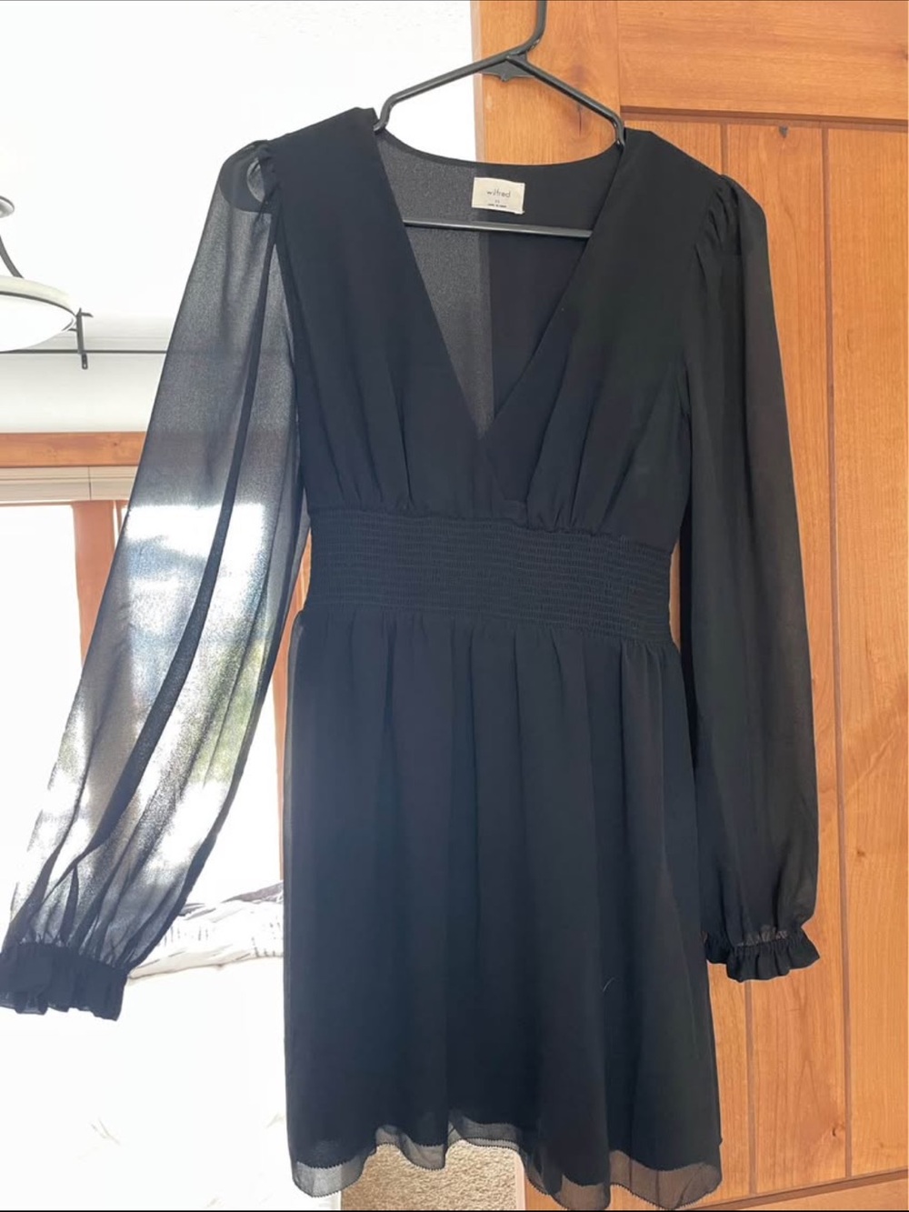 Wilfred aritizia black summer dress